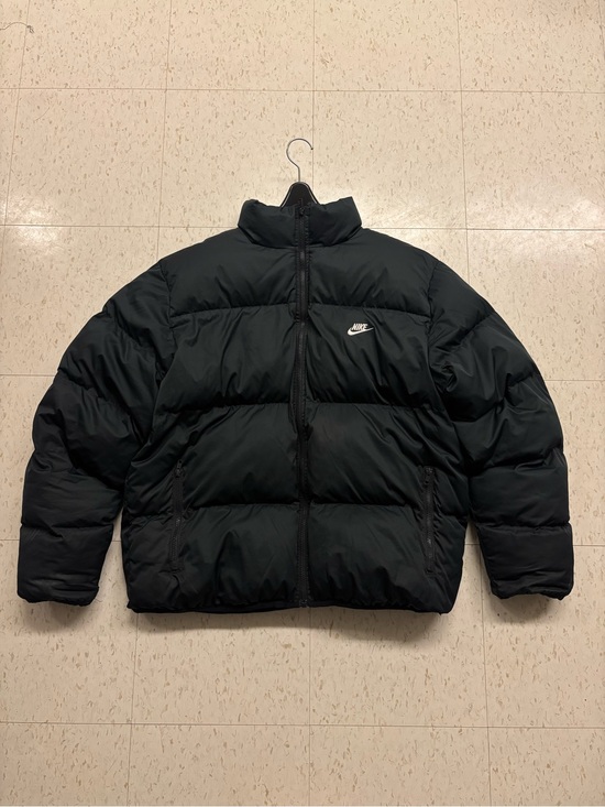 Nike Other - Nike Black Quilted Puffer Jacket with Logo